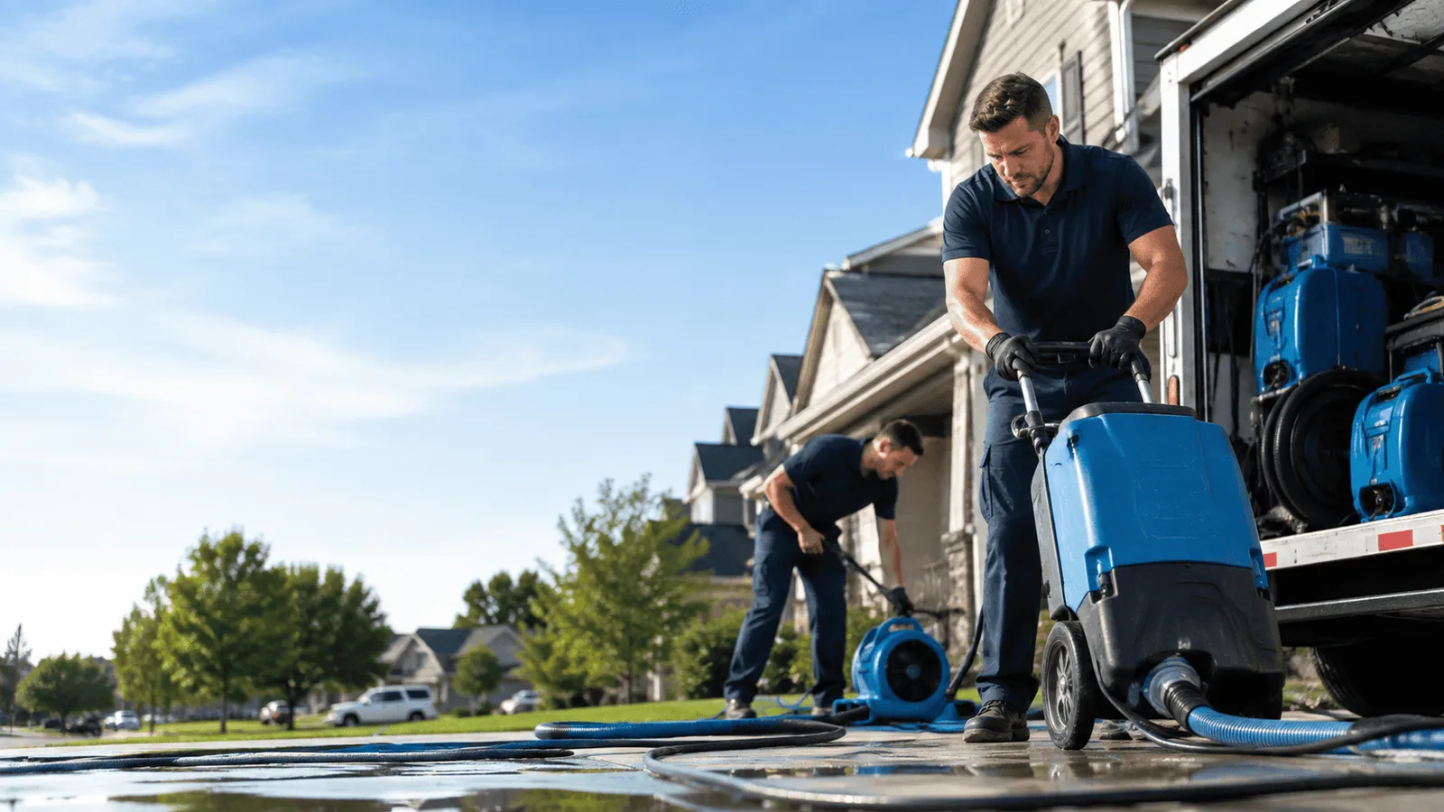 Dehumidification being performed in Grand Canyon, AZ